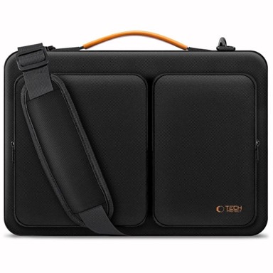 TECH-PROTECT Torba Defender Bag za laptop 13-14", crna-narančasta  